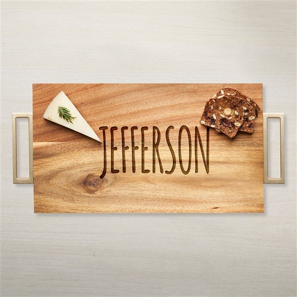 Personalization Mall Lavish Last Name Personalized Cutting Board