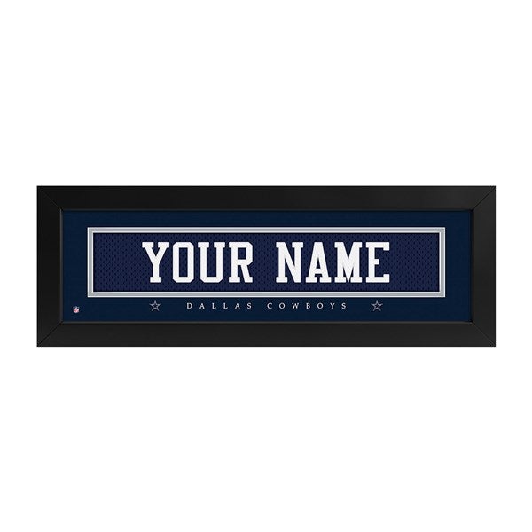 Dallas Cowboys NFL Personalized Name Jersey Print - 43612D