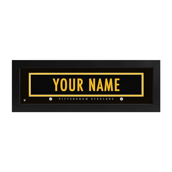 Pittsburgh Steelers NFL Personalized Name Jersey Print - 43614D