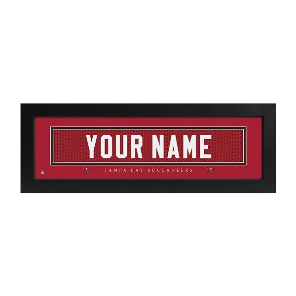 Tampa Bay Buccaneers NFL Personalized Name Jersey Print - 43619D