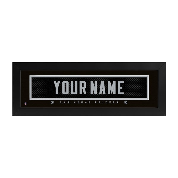 Las Vegas Raiders NFL Personalized Name Jersey Print - 43620D