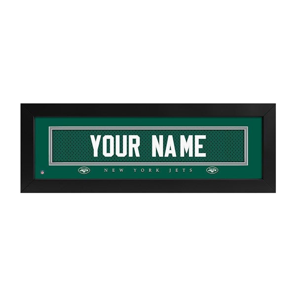 New York Jets NFL Personalized Name Jersey Print - 43622D