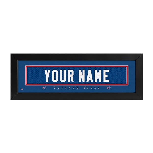 Buffalo Bills NFL Personalized Name Jersey Print - 43630D