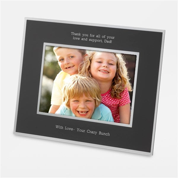 Engraved Flat Iron Black 5x7 Picture Frame - 43804