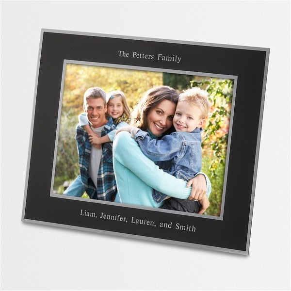 Engraved Flat Iron Black 8x10 Picture Frame - 43811