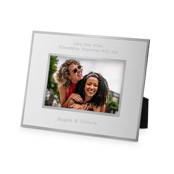 Friends Personalized Flat Iron Silver Picture Frame