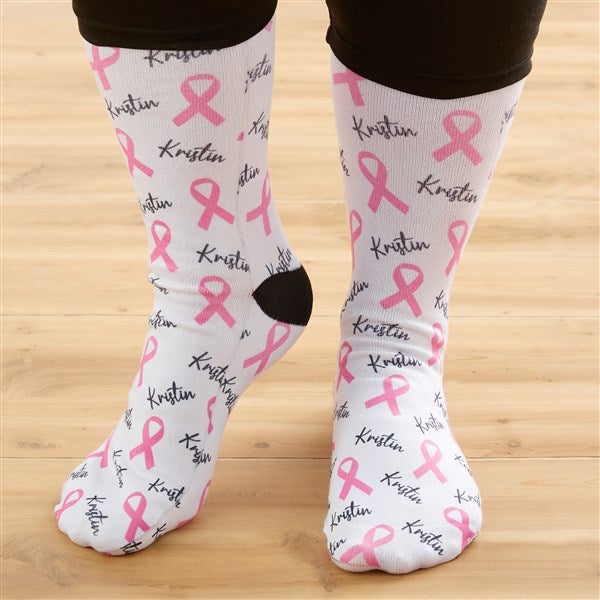 Choose Your Awareness Ribbon Personalized Adult Socks - 43929