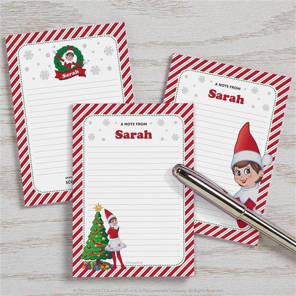 The Elf on the Shelf Personalized Mini Notepad Set of Three