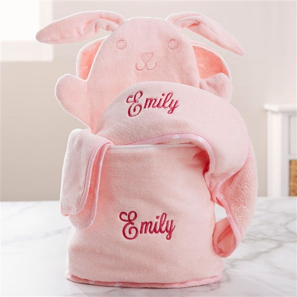 Barbie 3 Piece Embroidered Bath Towel Set - Personalized