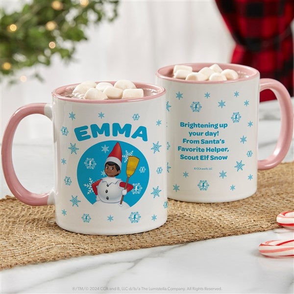 The Elf on the Shelf Snowball Personalized Christmas Mugs - 44163