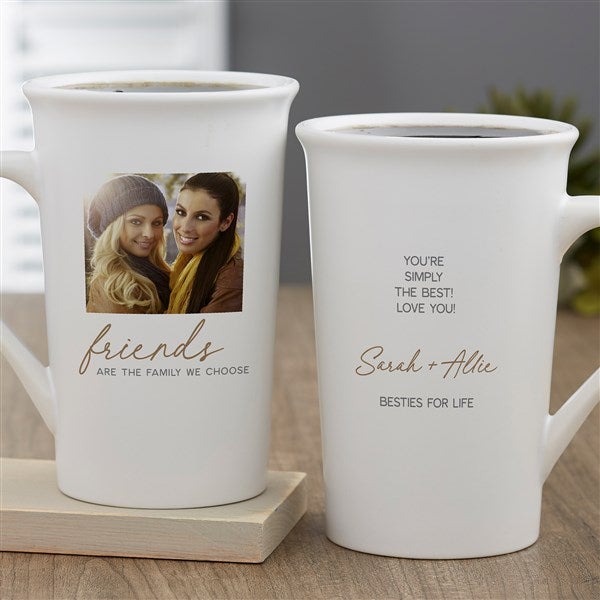 Friends Are The Family We Choose Personalized Coffee Mugs - 44205