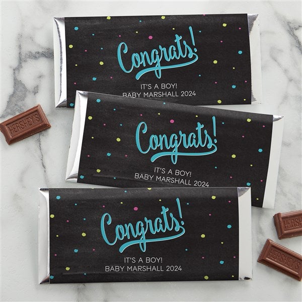 Congratulations Personalized Candy Bar Wrappers - 44214