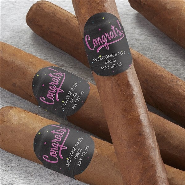 Congratulations Personalized Cigar Labels  - 44218