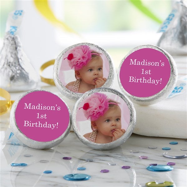 Party Photo Personalized Candy Stickers - 44474