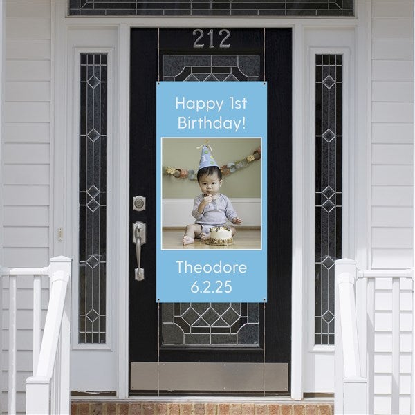 Party Photo Personalized Door Banner  - 44475