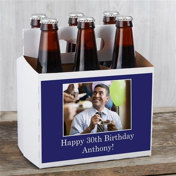 Party Photo Beer Bottle Labels & Beer Carrier  - 44479