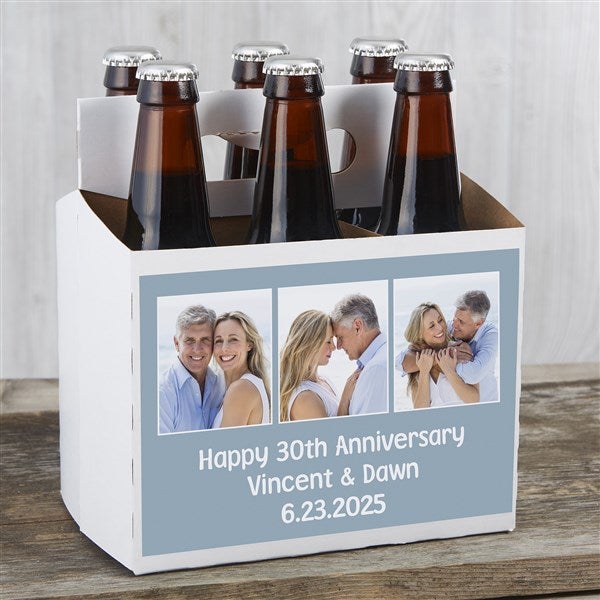 Party Photo Beer Bottle Labels & Beer Carrier  - 44479