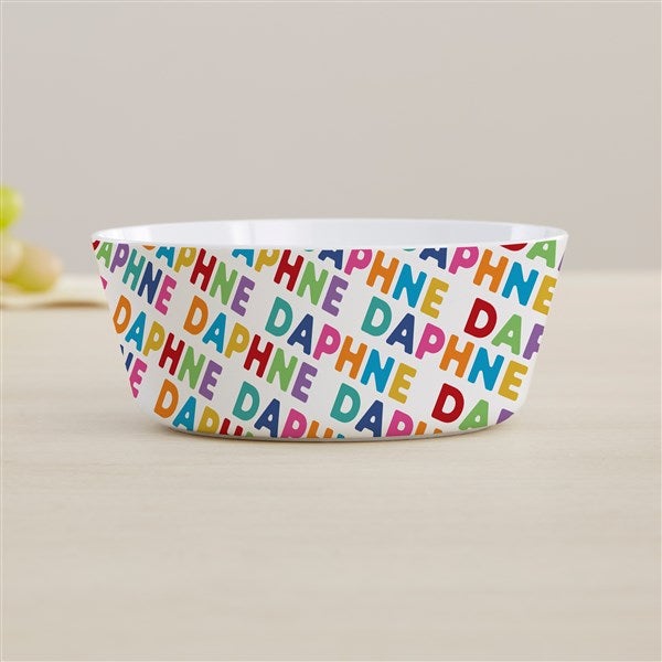 Vibrant Name Personalized Kids Dinnerware  - 44539