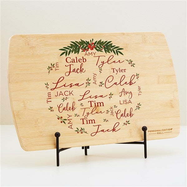 Merry Family Personalized Wood Cutting Board  - 44632