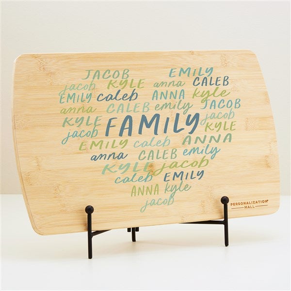 Grateful Heart Personalized Wood Cutting Board - 44637