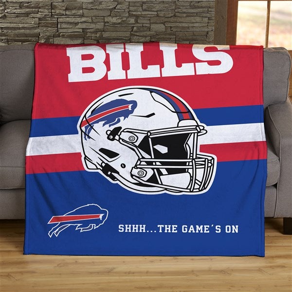 NFL Buffalo Bills Helmet Personalized Blankets - 44716