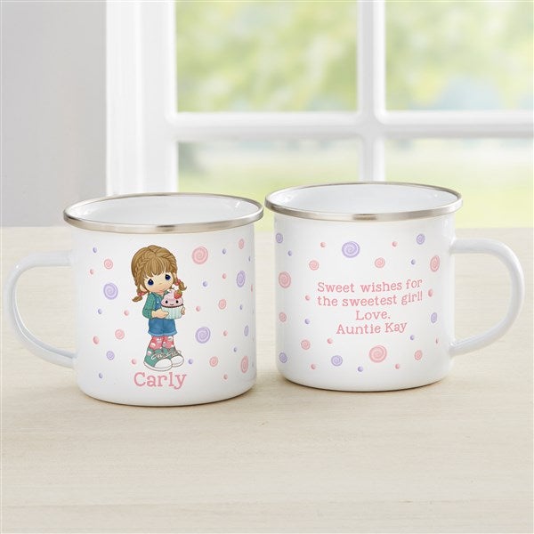 Life is Sweet Precious Moments® Personalized Enamel Mug  - 44872