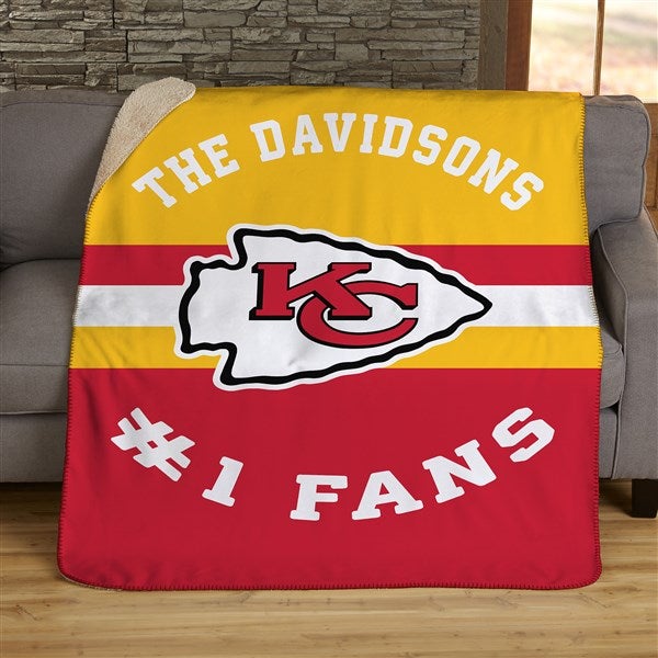NFL Classic Kansas City Chiefs Personalized Blankets - 45052
