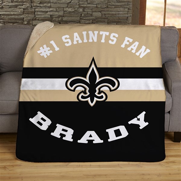 NFL Classic New Orleans Saints Personalized Blankets - 45055