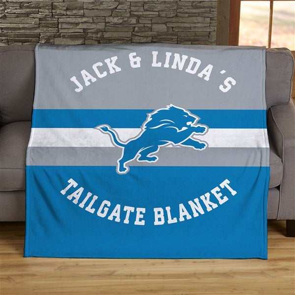 NFL Classic Detroit Lions Personalized Blankets - 45063