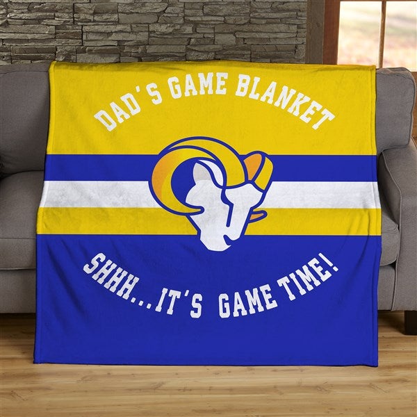 NFL Los Angeles Rams Micro Fleece Throw Blanket