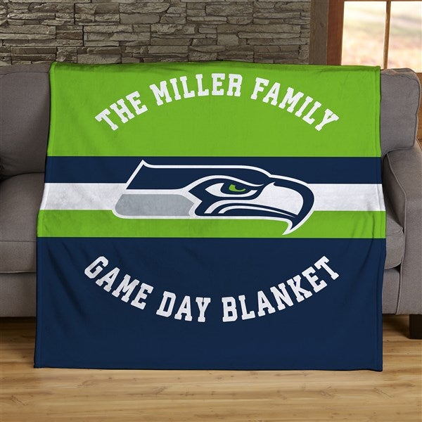 NFL Classic Seattle Seahawks Personalized Blankets - 45075