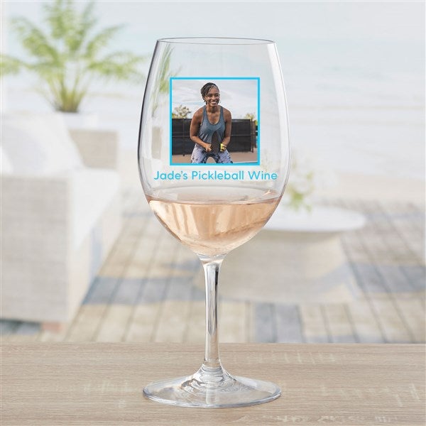 Picture Perfect Personalized Unbreakable Tritan Wine Glass  - 45105