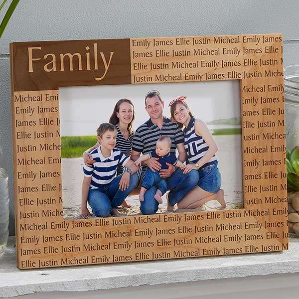 Custom Personalized Wood Picture Frames - You Name It - 4522