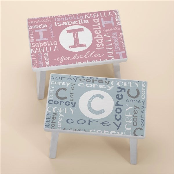 Youthful Name Personalized Kids Step Stool  - 45251