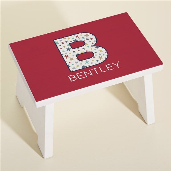 Pop Pattern Personalized Kids Step Stool - 45262