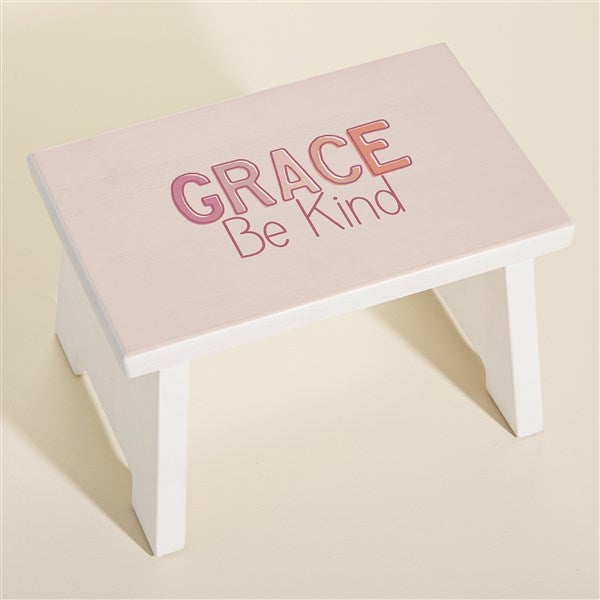 Ombre Name Personalized Kids Step Stool - 45271