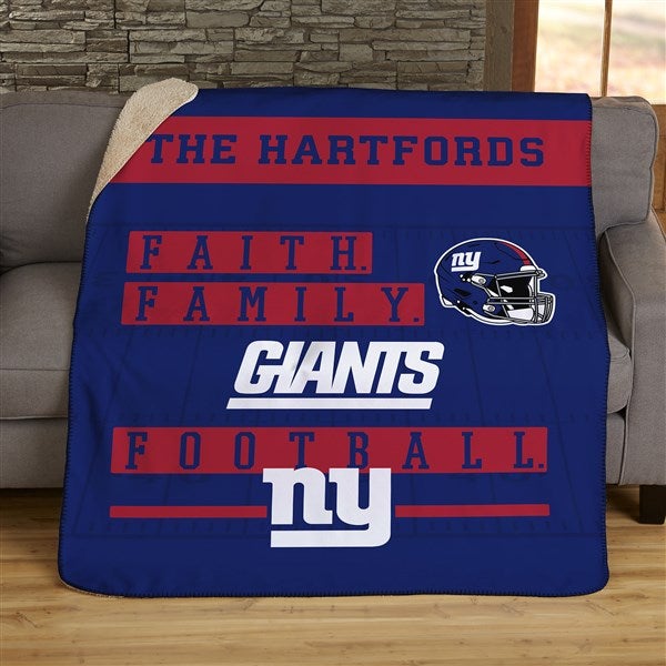 Officially Licensed NFL New York Giants Vintage Logo Football Rug