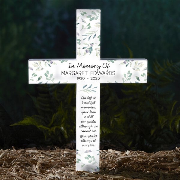 Serene Memorial Personalized Solar Outdoor Garden Stake - 45344