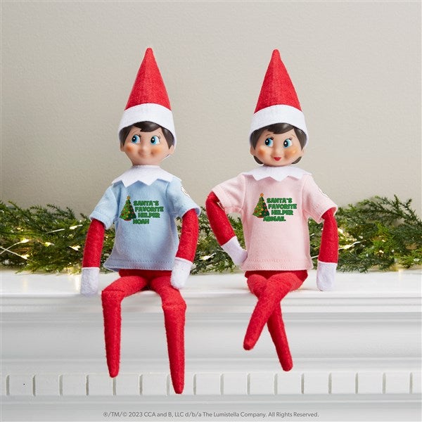 Personalized Santa's Helper Elf on the Shelf Shirt