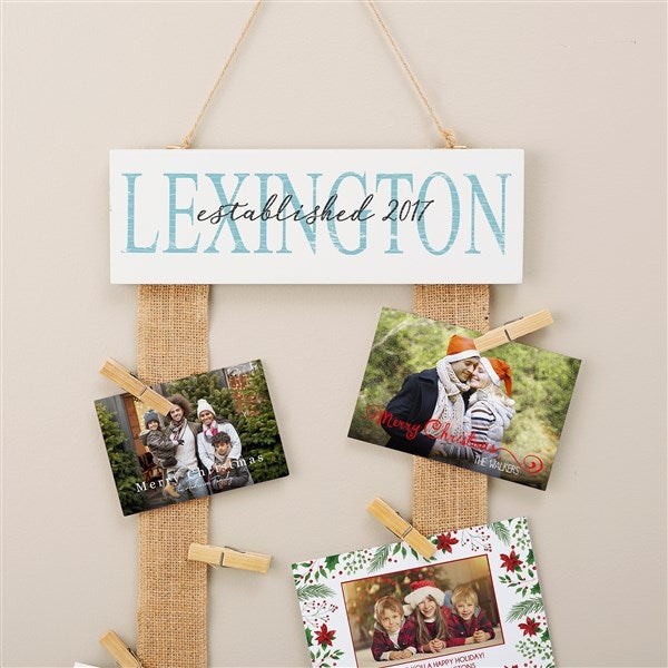 Family Name Personalized Photo Holder - 45561