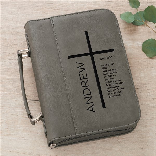 Religious Verse Personalized Bible Cover - 45591
