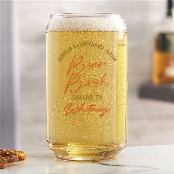 Girls Trip Personalized Beer Glass Collection - 45611