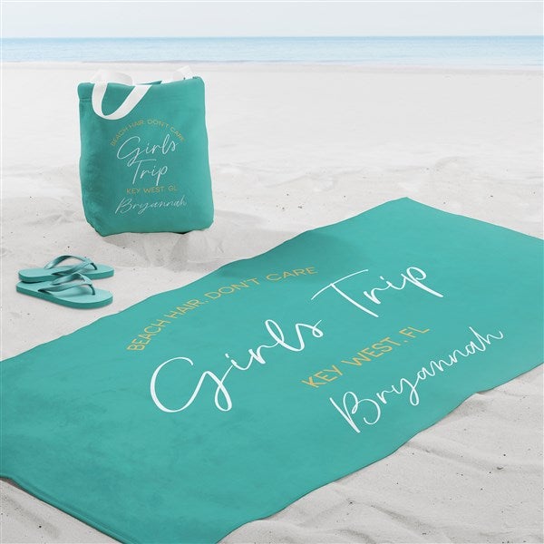 Girls Trip Personalized Beach Towel - 45620