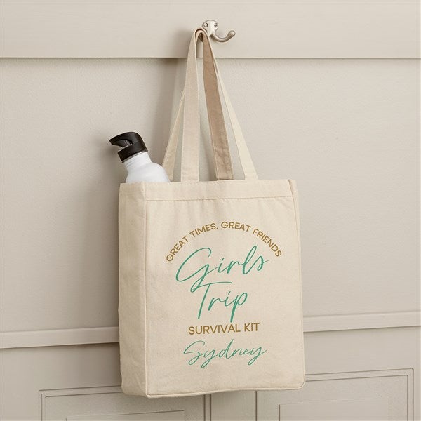 Girls Trip Personalized Canvas Tote Bags - 45621