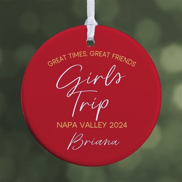 Girls Trips Personalized Ornament - 45625