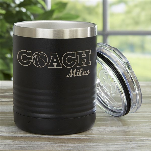 Coach Personalized 10 oz. Vacuum Insulated Stainless Steel Tumblers - 45651