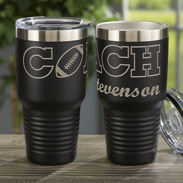 Coach Personalized 30 oz. Vacuum Insulated Stainless Steel Tumblers - 45653