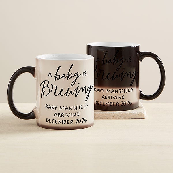 Baby Brewing Personalized Color Changing Coffee Mug - 45688