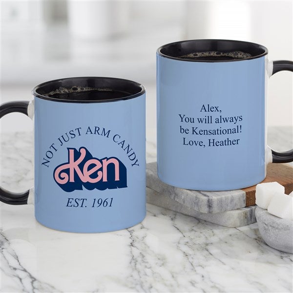 Ken Not Just Arm Candy Personalized Coffee Mugs  - 45736