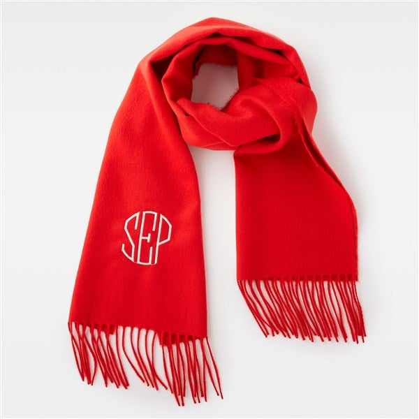 Monogram Scarf - Solid Cashmere Feel